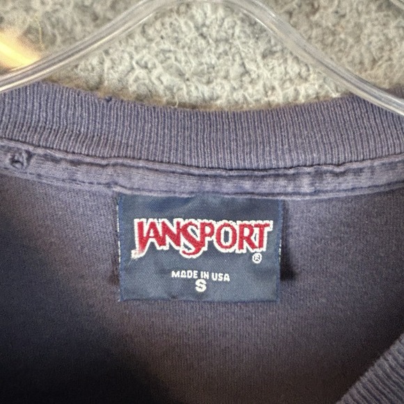 Vintage 90s UMaine University T Shirt Jansport Maine Adult Small Single Stitch - Picture 3 of 6